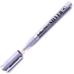 Artline Yaldızlı Marker Kalem Silver EK-990XF - Thumbnail