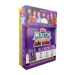 Topps - Asepto UEFA Şampiyonlar Ligi 22/23 Match Attax Metal Kutu Destek Paketi Mor