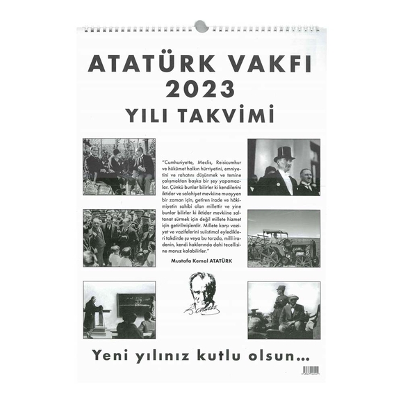 Atatürk Vakfı Duvar Takvimi 2023