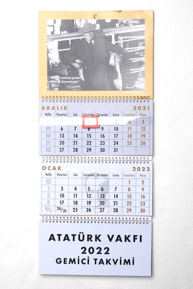 Atatürk Vakfı Gemici Takvimi 2022