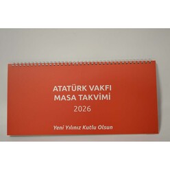 Atatürk Vakfı - Atatürk Vakfı Masa Sümen Takvimi 2026