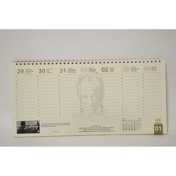 Atatürk Vakfı Masa Sümen Takvimi 2026