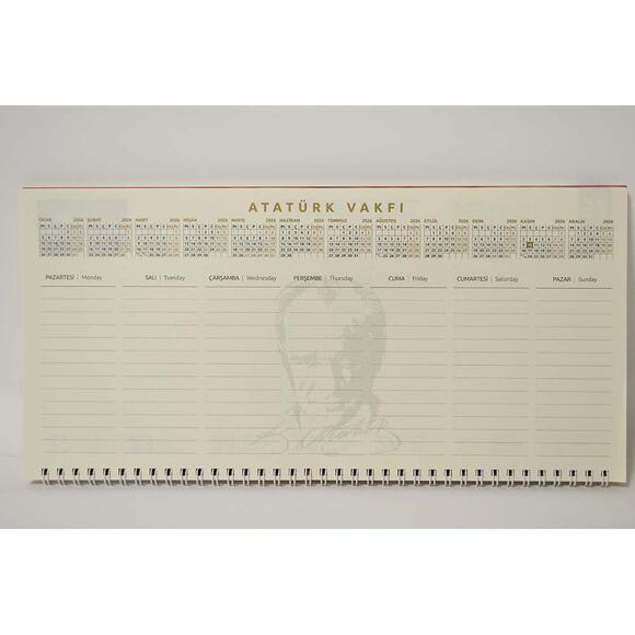 Atatürk Vakfı Masa Sümen Takvimi 2026