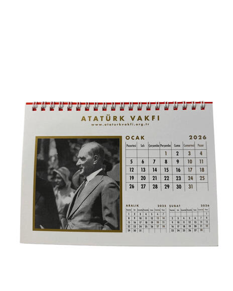 Atatürk Vakfı Piramit Masa Takvimi 2026