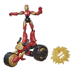 Avengers Bend&Flex Iron Man ve Motosikleti F0244 - Thumbnail