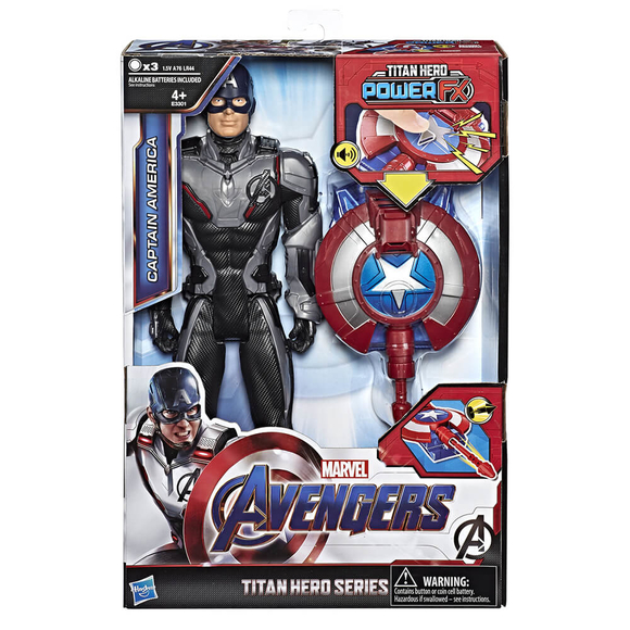 Avengers Endgame Titan Hero Power Fx 2.0 Captain America Figür E3301