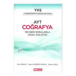 Esen Yayınları - AYT Coğrafya Rehber Sorular Konu Anlatımı