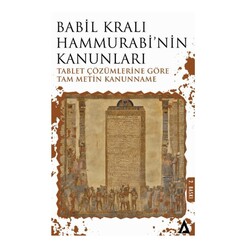 Kanon - Babil Kralı Hammurabi’nin Kanunları