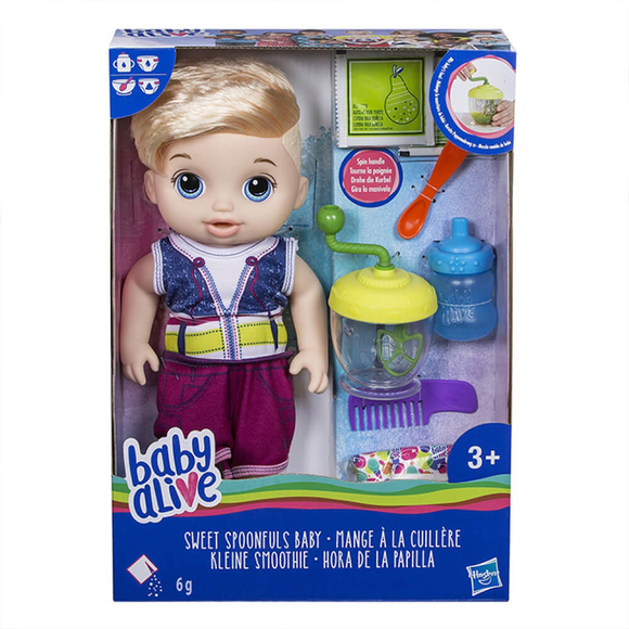 Baby Alive Bebeğimle Mama Zamanı (Erkek Bebek) E0635