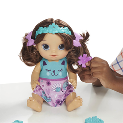 Baby Alive Bebeğimle Saç Tasarımı Kumral E5242 - Thumbnail