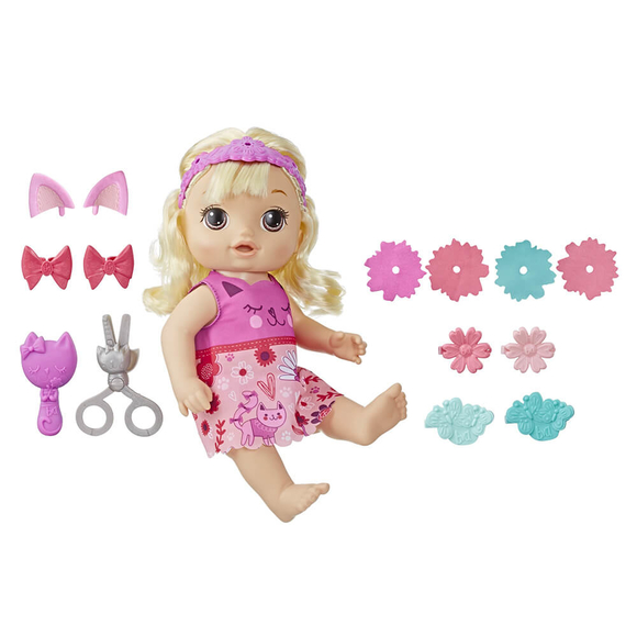 Baby Alive Bebeğimle Saç Tasarımı Sarışın E5241