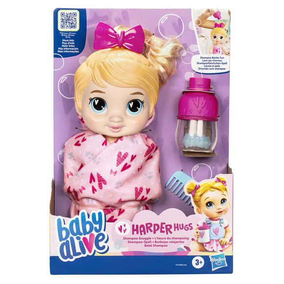 Baby Alive Bebeğimle Şampuan Eğlencesi - Sarışın F9119