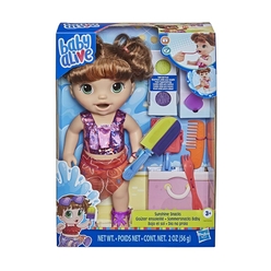 Baby Alive Bebeğimle Yaz Eğlencesi Kumral F1681 - Thumbnail