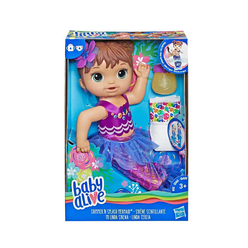 Baby Alive Deniz Kızı Bebeğim Kumral E3691 - Thumbnail