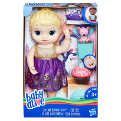 Baby Alive Doğum Günü Bebeğim E0596 - Thumbnail