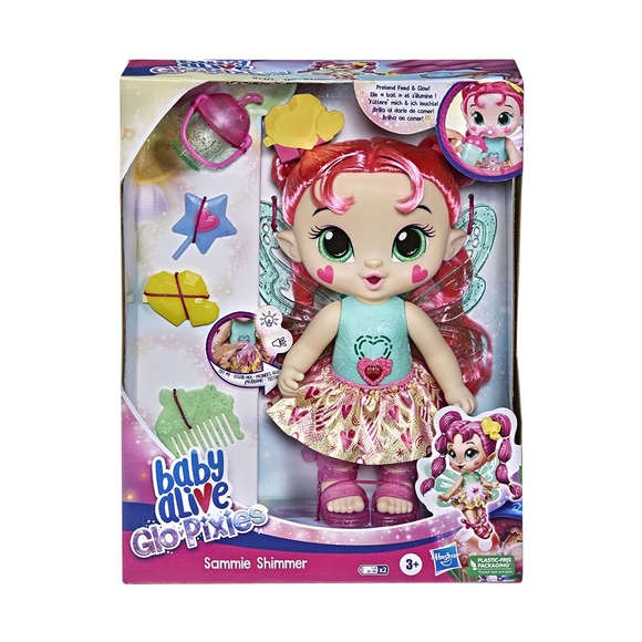 Baby Alive GloPixies Peri Bebek Sammie Shimmer INT-F2595