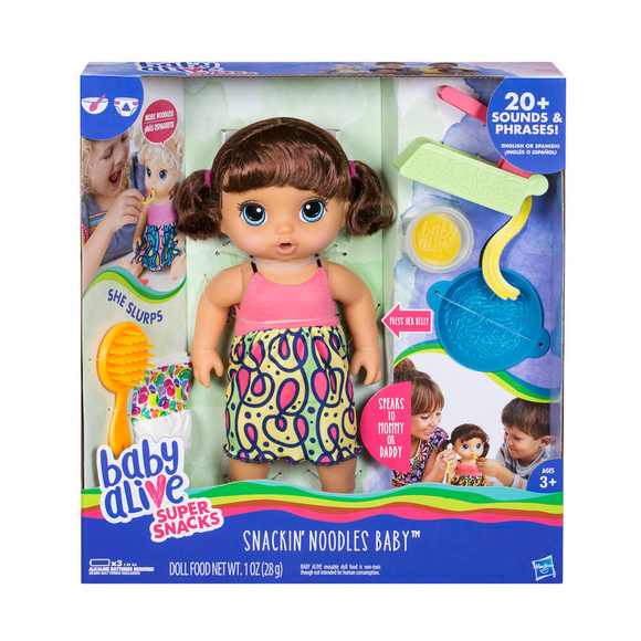 Baby Alive Spagetti Seven Bebeğim Kumral C0964