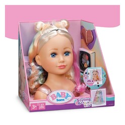 Adore Baby Born - Baby Born Gökkuşağı Saç Tasarım Büstü 839379