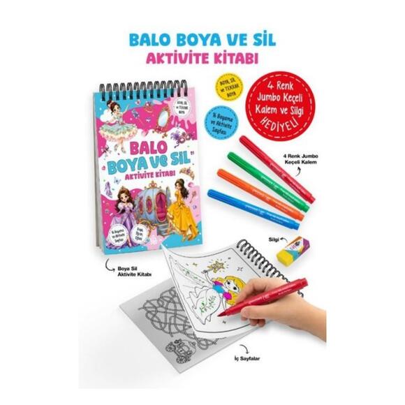 Balo - Boya ve Sil Aktivite Kitabı