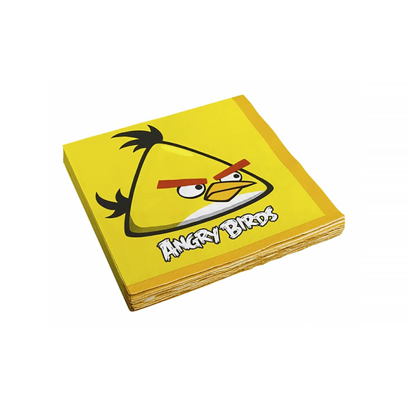 Balonevi Angry Birds Baskılı Kağıt Peçete 33x33 cm