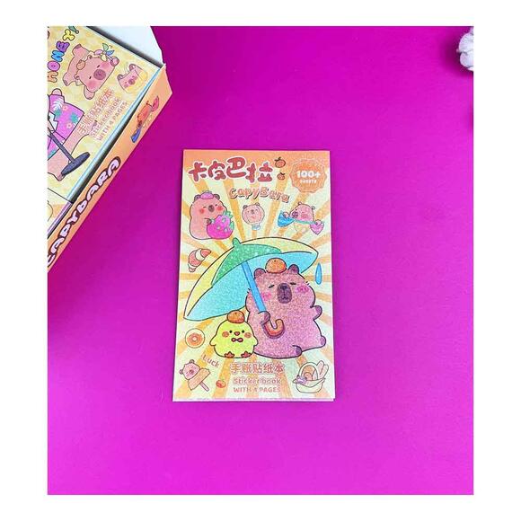 Bam 13X22 Cm 4 Sayfa Sticker Defter Capybara 1512