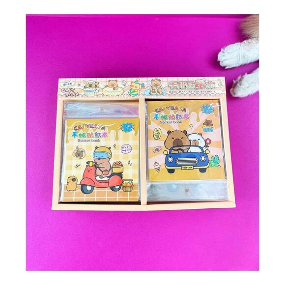 Bam 5 Sayfa Sticker Defter Capybara 12X12 cm 1513