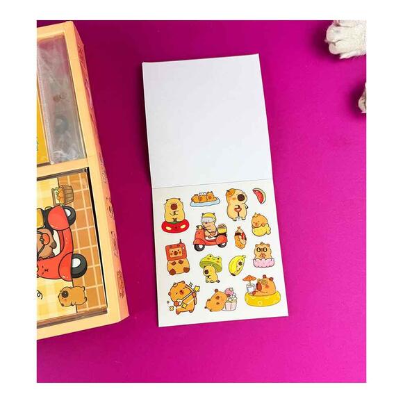Bam 5 Sayfa Sticker Defter Capybara 12X12 cm 1513