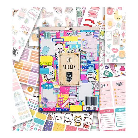 Bam Hediyelik My Dıy Sticker Book 1216/1030