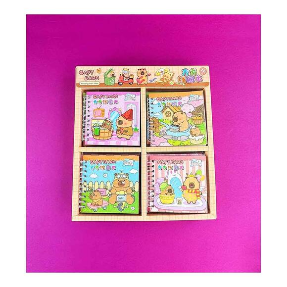 Bam Spiralli Sticker Defter 6 Sayfa 10X10 Cm 1510