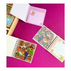 Bam Spiralli Sticker Defter 6 Sayfa 10X10 Cm 1510 - Thumbnail