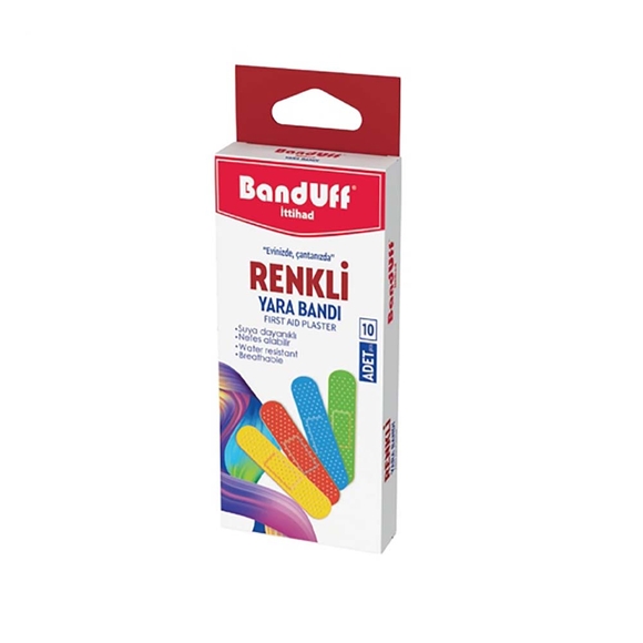 Banduff Renkli 10’lu Yara Bandı