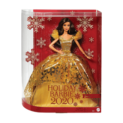 Barbie 2020 Mutlu Yıllar Bebeği Esmer Ght56 - Thumbnail