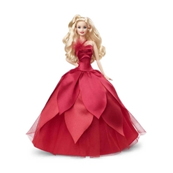 Barbie 2022 Mutlu Yıllar Bebeği Sarışın HBY03 - Thumbnail