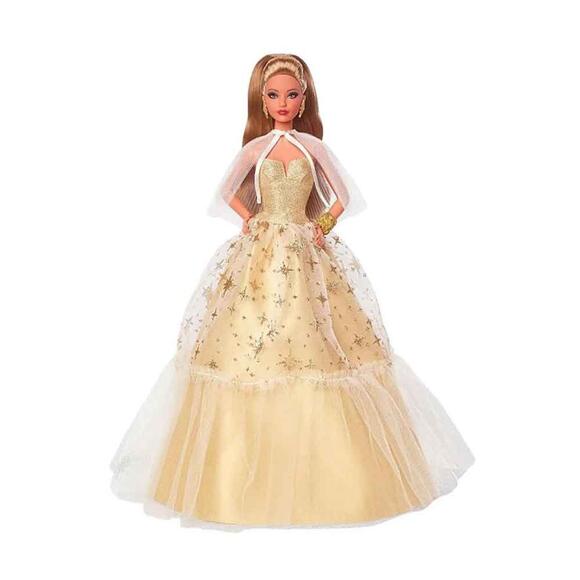 Barbie 2023 Mutlu Yıllar Bebeği Kumral HJX06