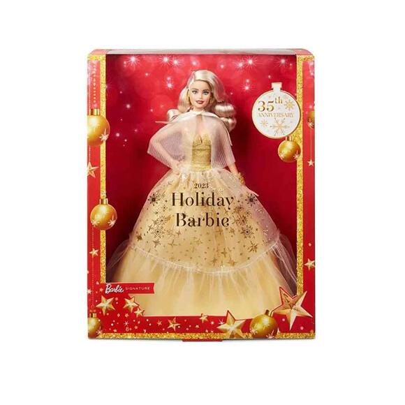 Barbie 2023 Mutlu Yıllar Bebeği Sarışın HJX04