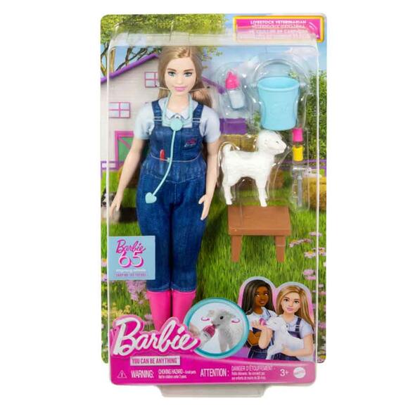 Barbie 65. Yıl Deluxe Kariyer Bebekleri - Veteriner HRG42