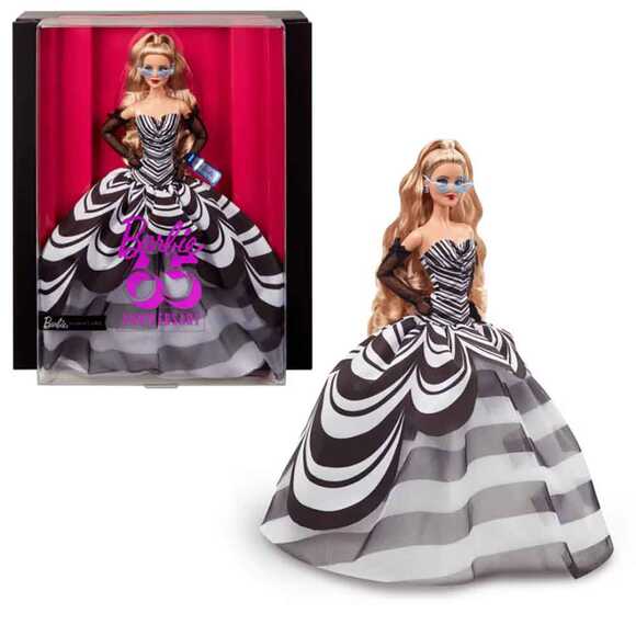 Barbie 65.Yıl Özel Koleksiyon Bebeği - Sarışın HRM58