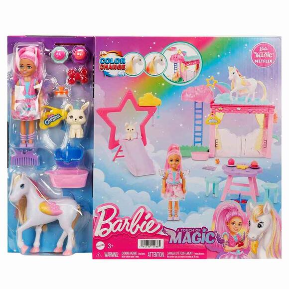 Barbie A Touch Of Magic Chelsea ve Pegasus Oyun Seti HNT67 - JCW56