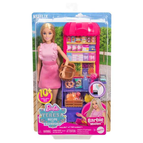Barbie And Teresa Recipe for Friendship Malibu Markette Bebek ve Oyun Seti JCT05