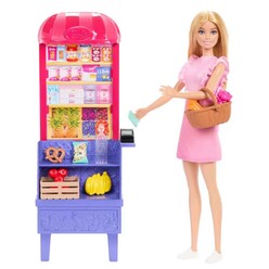 Barbie And Teresa Recipe for Friendship Malibu Markette Bebek ve Oyun Seti JCT05 - Thumbnail