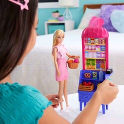 Barbie And Teresa Recipe for Friendship Malibu Markette Bebek ve Oyun Seti JCT05 - Thumbnail