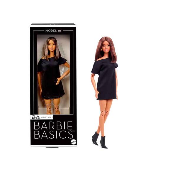 Barbie Basics İkonik Koleksiyon Bebekler - Kumral Kısa Saçlı JBH72