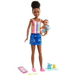 Barbie Bebek Bakıcısı Skipper Bebek Serisi GRP10 - Thumbnail