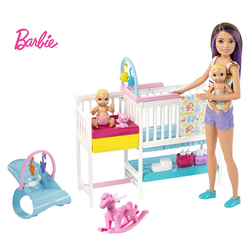 Barbie Bebek Bakıcısı Skipper Uyku Eğitiminde Oyun Seti GFL38 - Thumbnail