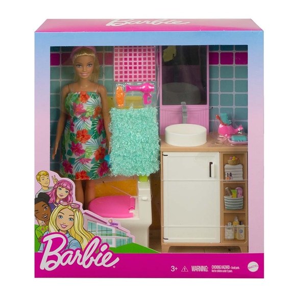 Barbie Bebek ve Oda Oyun Setleri GTD87