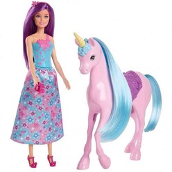Barbie Bebek ve Tek Boynuzlu Atı HYT62 - Thumbnail