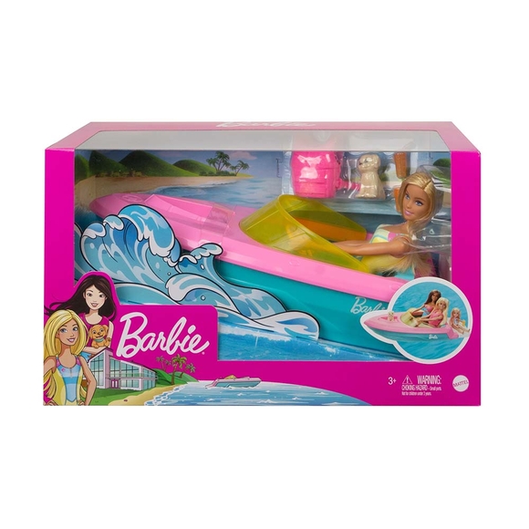 Barbie Bebek ve Teknesi Oyun Seti GRG30