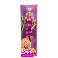 Mattel Barbie - Barbie Büyüleyici Parti Bebekleri - Pembe Metalik Elbiseli Sarışın HYT88