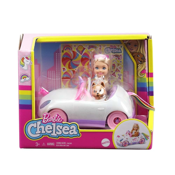Barbie Chelsea Bebek ve Arabası GXT41
