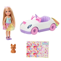 Barbie Chelsea Bebek ve Arabası GXT41 - Thumbnail